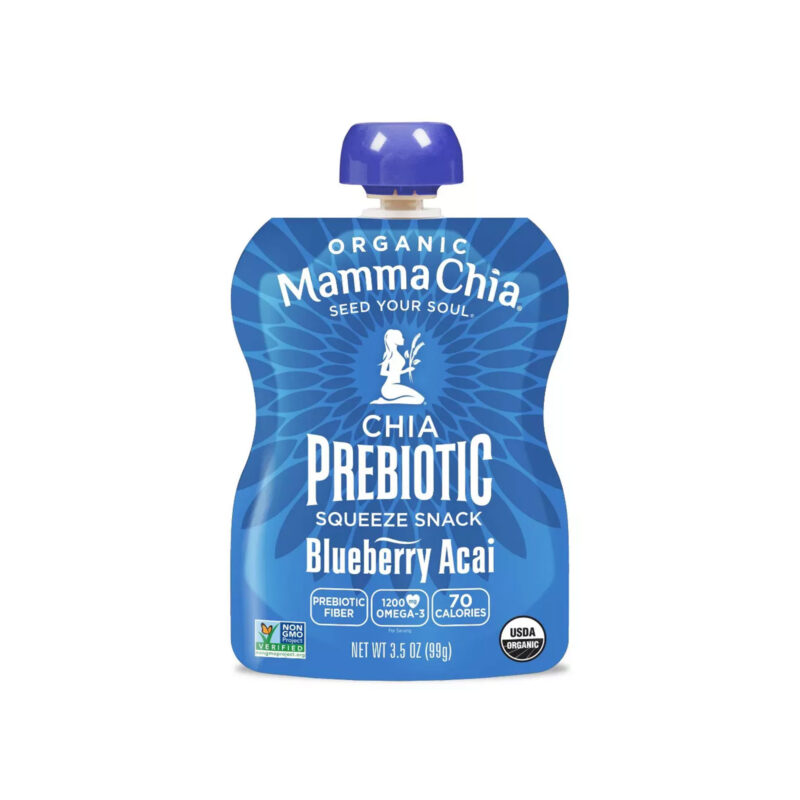 Mamma Chia Blueberry Acai Squeeze Vitality Snack, 4 Ct - Image 2