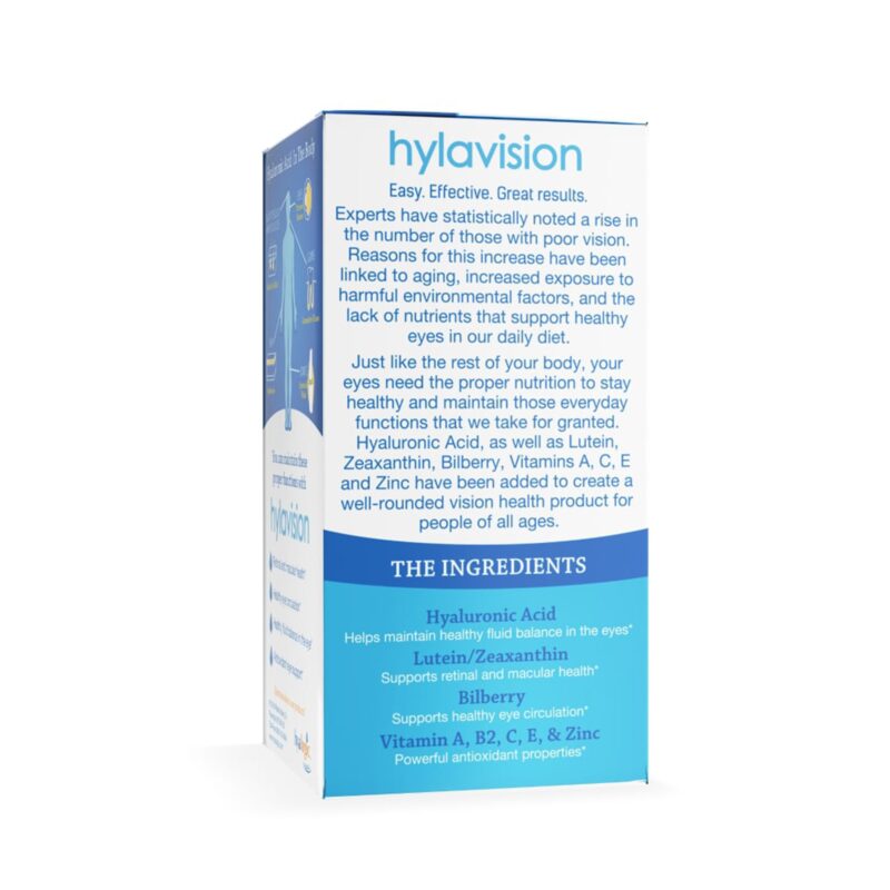 Hyalogic Hylavision For Eye Health Two Month Supply - 120 Ct - Image 3