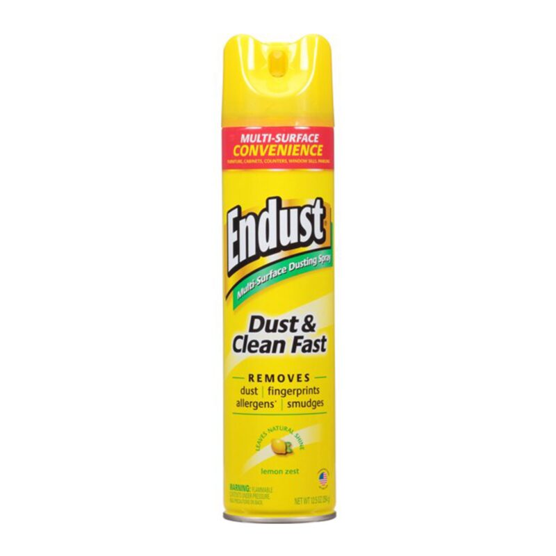 Endust Dusting Spray, Multi-Surface, Lemon Zest, 12.5 oz (354 g)