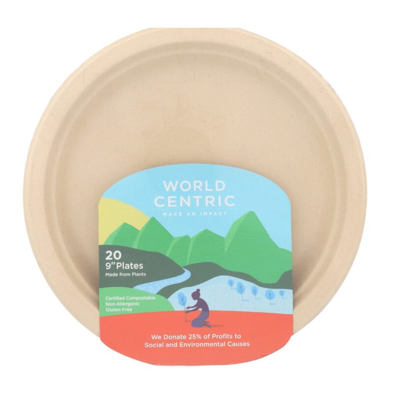 World Centric Plates, 9 Inch, 20 plates - Image 3