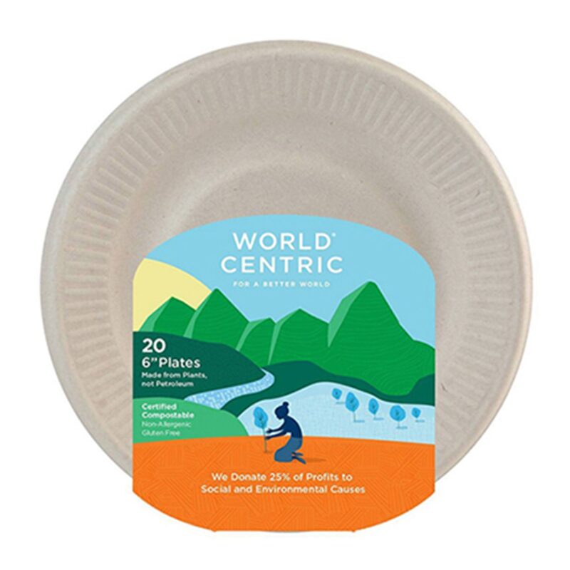 World Centric Plates, 6 Inch, 20 plates - Image 3