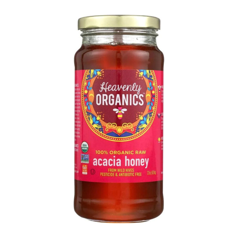 Heavenly Organics Raw Acacia Honey, 22 Oz - Image 5