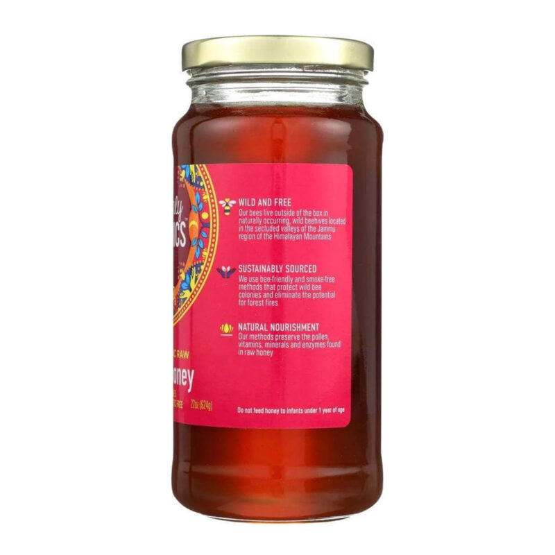 Heavenly Organics Raw Acacia Honey, 22 Oz - Image 3