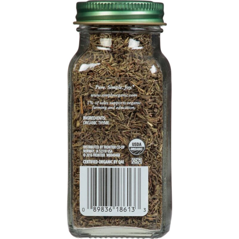 Simply Organic Thyme, 0.78 Oz - Image 2