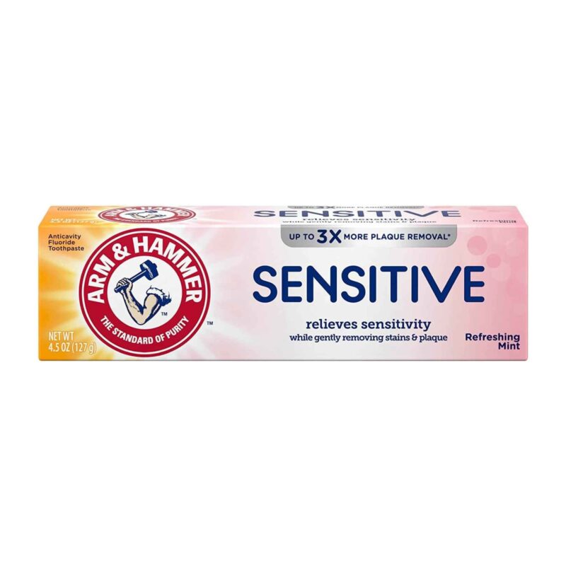 Arm & Hammer Toothpaste, Sensitive Teeth & Gums, Refreshing Mint, 4.5 oz (127 g)