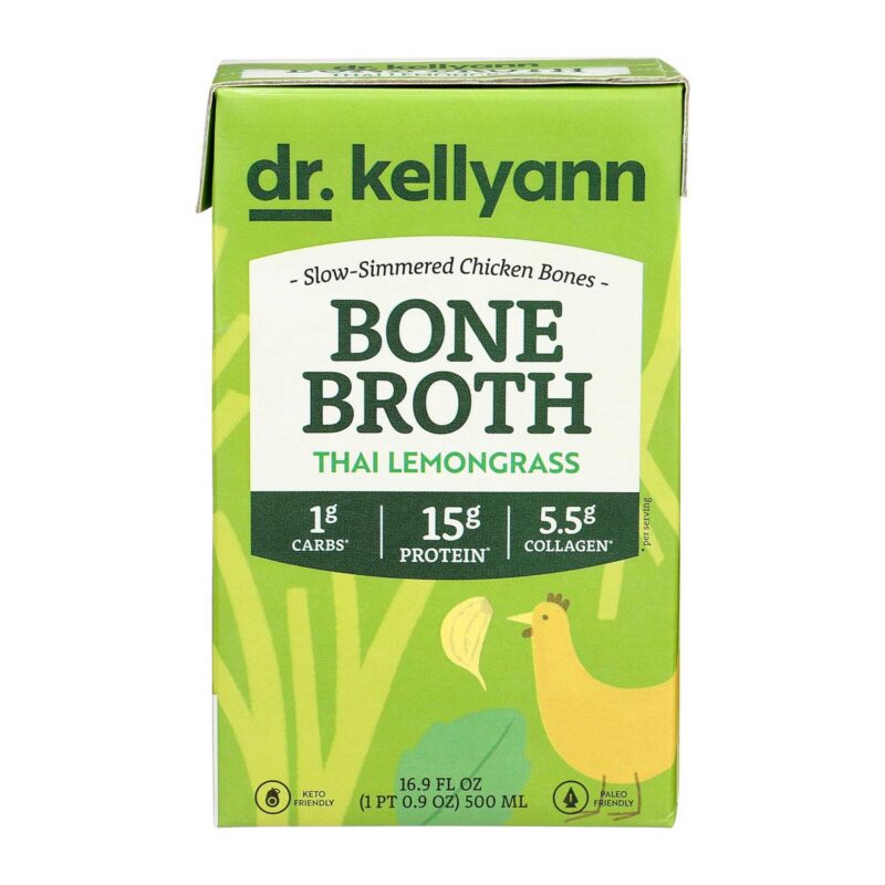 Dr. Kellyann Thai Lemongrass Chicken Bone Broth, 16.9 Oz - Image 6