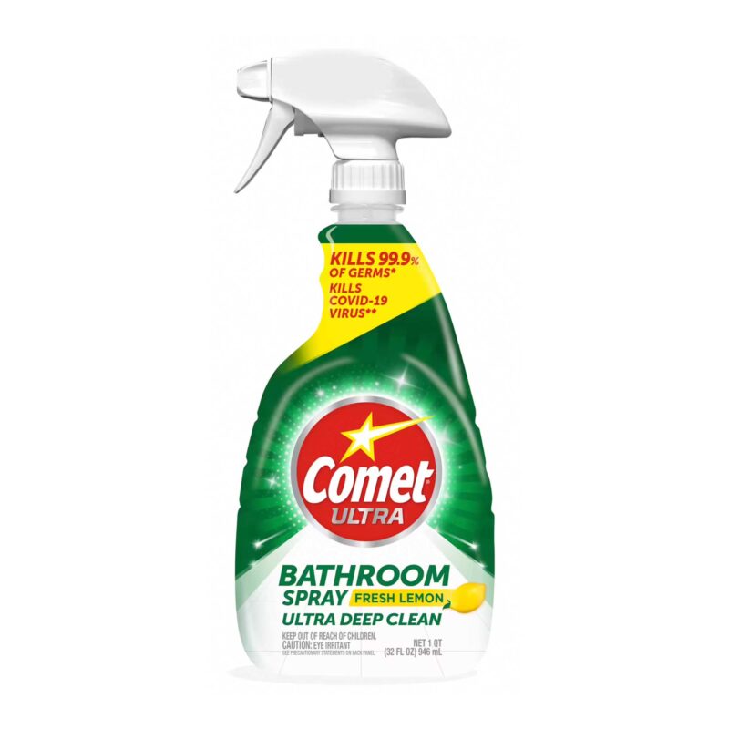 Comet Bathroom Cleaner, Spray, 17 fl oz - Image 2