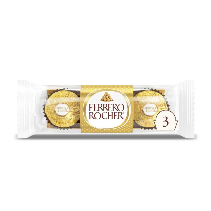 Ferrero Rocher Premium Gourmet Milk Chocolate Hazelnut - Image 3