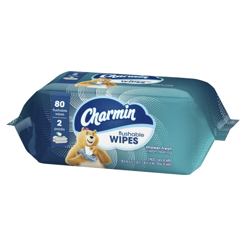 Charmin Flushable Wipes, 80 Wipes - Image 4