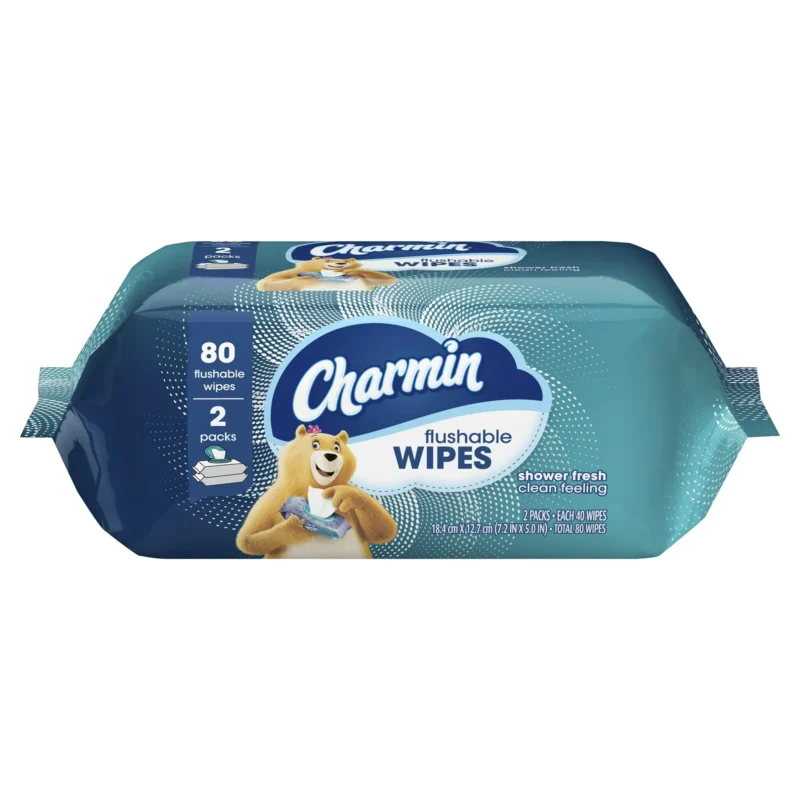 Charmin Flushable Wipes, 80 Wipes - Image 5