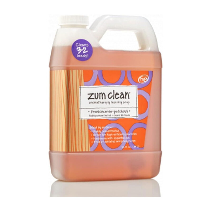 Zum Clean Laundry Soap, Aromatherapy, Frankincense-Patchouli, 32 fl oz (0.94 l) - Image 3