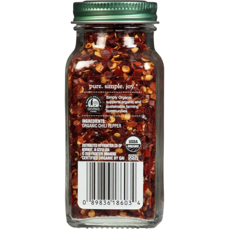 Simply Organic Crushed Red Pepper 1.59 oz - Image 2