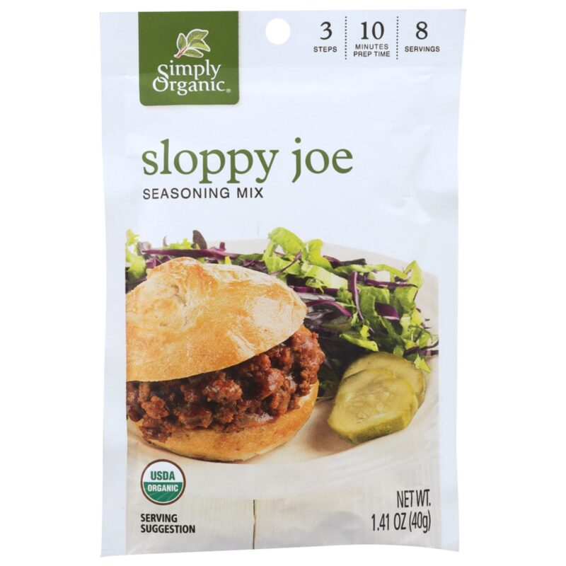 Simply Organic Seasoning Mix, Sloppy Joe - Image 4