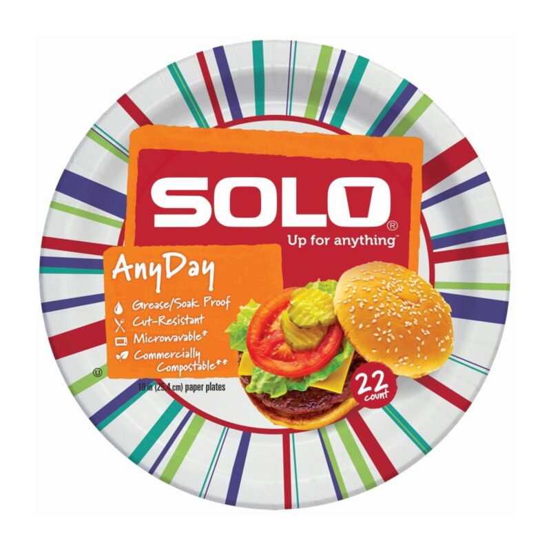 Solo Heavy Duty Paper Plate 10 Mixer - Image 4